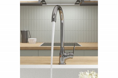 Смеситель д/кухни "Kanda" (KAN-1013) высокий излив TOKITO