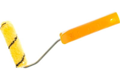 Мини-валик малярный STAYER"DUALON", 15х110 мм, бюгель 6 мм, ворс 7 мм, полиакрил, все виды ЛКМ (03-05812-11)