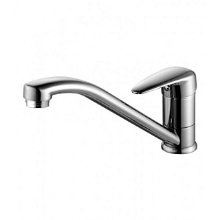 Смеситель д/кухни "PRAMEN"  (3304С) поворот. излив LEMARK (6) ВЫГОДА!!