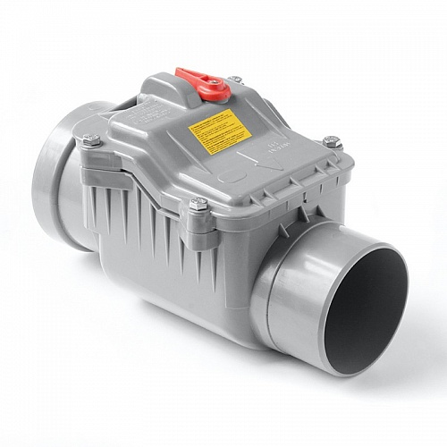 Обратный клапан д.110 канализ. (ПОЛИТРОН)