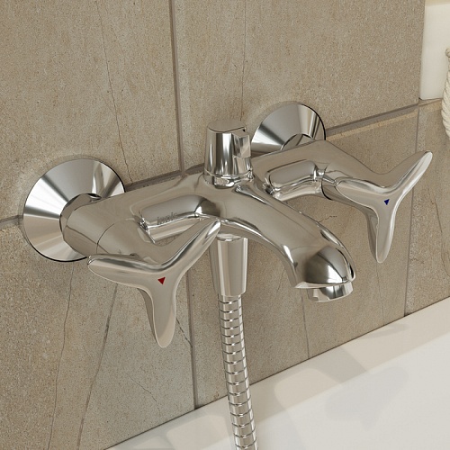 Смеситель для ванны с керамическим дивертором Copter, IDDIS, COPSB02i02WA