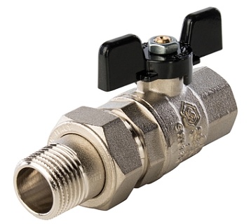 Кран шар. полнопроходной с амер. баб. ВН 1/2" (20/80) SVB-0007-200015 STOUT (замена арт.57611)