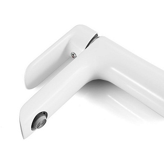 Смес. д/умывальника  Calipso CALSB00i01 белый/хром