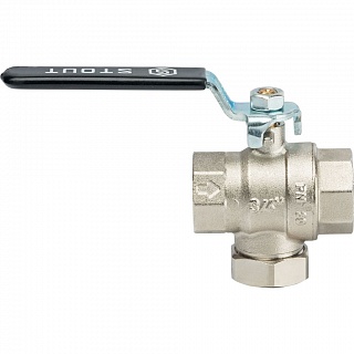 Кран шар. с фильтром рыч ВВ 3/4" (SVF 0001 000020) STOUT