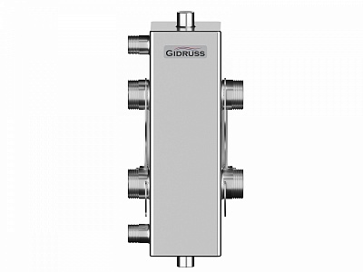 Гидравлич. разделитель GRSS-100-32 (Pmax=100 кВт, G 1 ¼˝, Qmax=4.3 м3/ч)  AISI304 (12 00100 05)