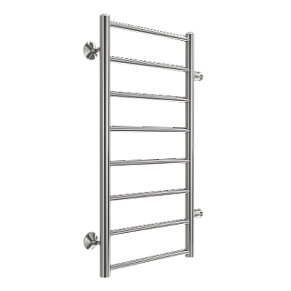 Полотенцесушитель 400х800 П8 Б/П м/о 500 "Аврора" черный матовый (RAL9005) TERMINUS 