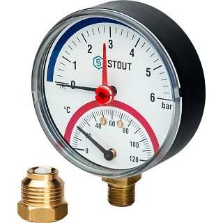   0...6 bar 0...120' C  .  Dn 80 1/2" (SIM-0006-800615) 
