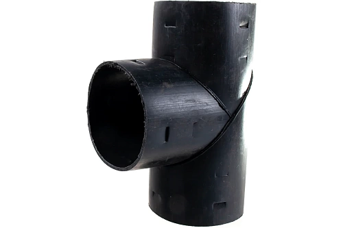 Тройник для дренажных труб Ø110 мм 