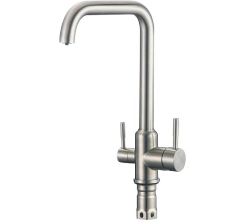 Смеситель д/кухни SHEVANIK с фильтром нерж  S268B