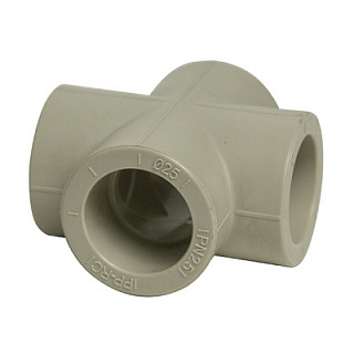 Крестовина 25 - 20 переходная серый (25/100) ПРО АКВА (РА17521G)