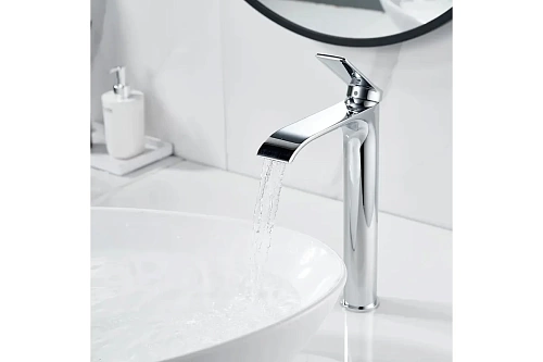 Смеситель д/раковины SHEVANIK хром высокий S4111