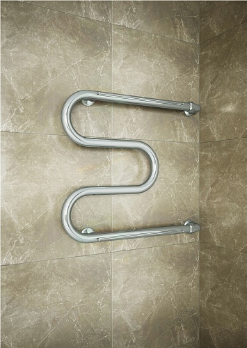 Полотенцесушитель  500х500  М-ОБР с полкой TERMINUS 