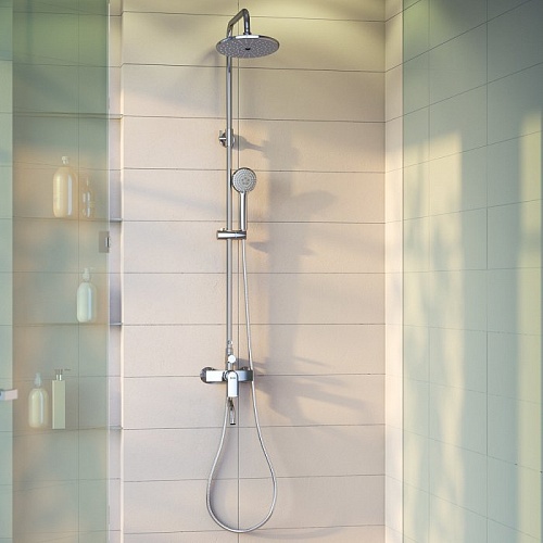 Смеситель для ванны с верхним душем, Edifice, IDDIS, EDISB3Fi06