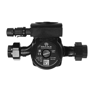 Насос цирк. PRIME-B1-328-180 DN32, PN10, Qmax= 5.3м3/ч, Hmax= 8м, Tmax=110°С, 220В, с гайками (5038) Aquario
