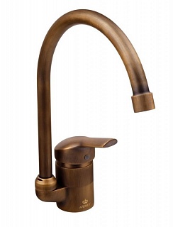 Смес д/кухни Kaiser Athlete ф40 боковой бронза 19044-1Br