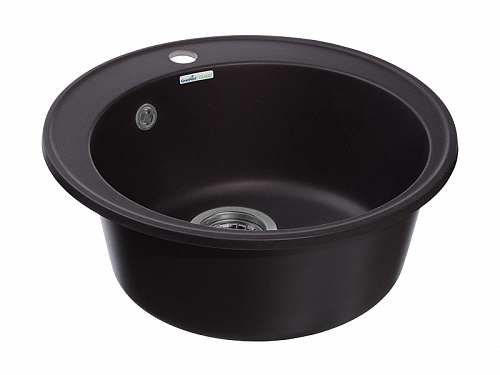 Мойка комп. GRANFEST QUARZ GF-Z-08  (d480мм) черный