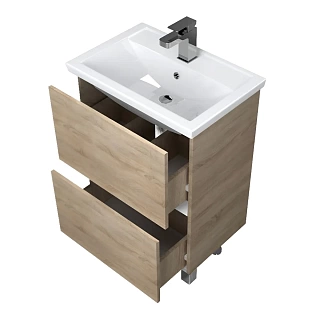 Комплект мебели 70 "Aris-70" напольная, дуб вотан/белый 2 ящ. 1 Марка (ум.COMO-70)