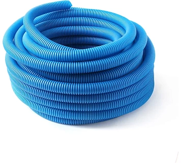 Труба защитная гофрированная для труб 32 мм (синяя) Dн 43 мм ( бухта 30 м )(PECP4332В) ПРО АКВА (30)