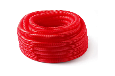 Труба защитная гофрированная для труб 32 мм (красная) Dн 43 мм (  бухта 30 м)(PECP4332R) ПРО АКВА (30)