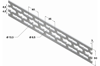   TFR 3F  50*3*2000  (8/) (09701001)