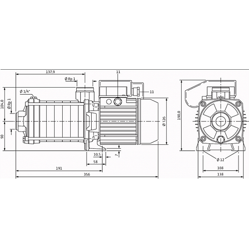 Насос MHIL 303-E-3-400-50-2 (4083897)