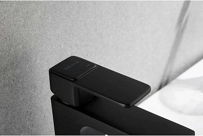 Смеситель д/раковины SHEVANIK черный S9701H