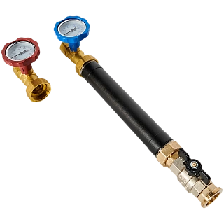 Группа насосная  с прямым контуром 1" без насоса   (RDG-0001-012501) ROMMER 