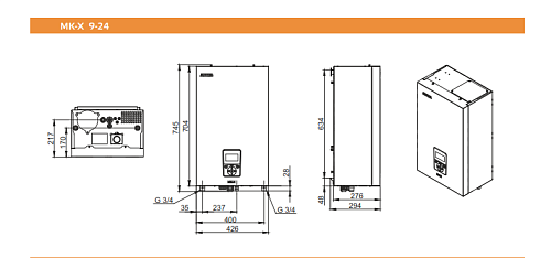 Котел электрический ZOTA MK-X -  12 ВЫГОДА!