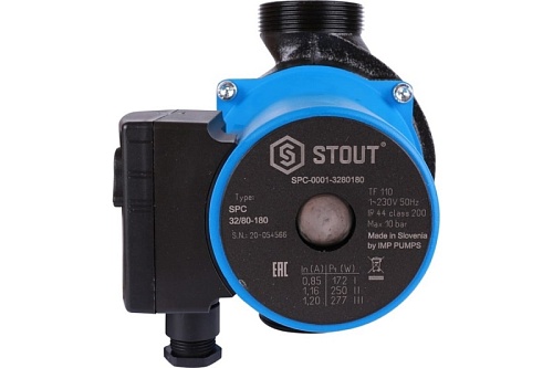 Насос циркуляционный 32/80-180 (SPC-0001-3280180) STOUT