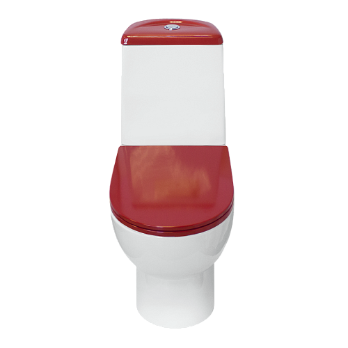 Унитаз-компакт "BESTComfort Красный " сиденье мультилифт (Самара) АКЦИЯ!