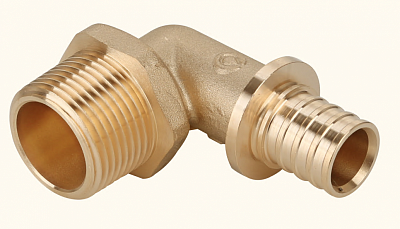 Угольник с нар. резьбой 32х1" латунь (5/25) (G1310.3206)  GAPPO