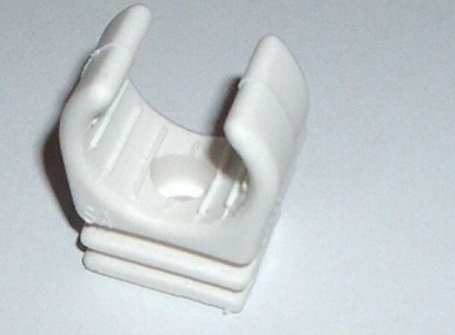 Клипса одинарная 12-16мм  9828с