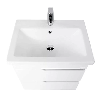 Комплект мебели 60 "Куба-60" подвесная 2 ящ. белый VIANT (ум.Como-60)