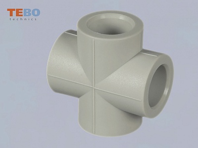 Крестовина 32 серый ТЕВО