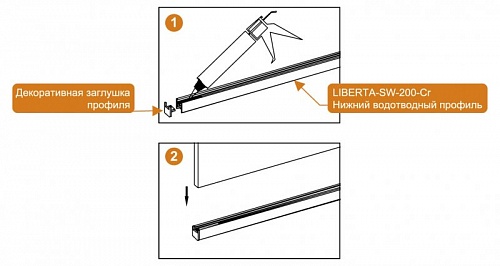 ДУШЕВАЯ ПЕРЕГОРОДКА CEZARES LIBERTA-L-1 85-C-Cr