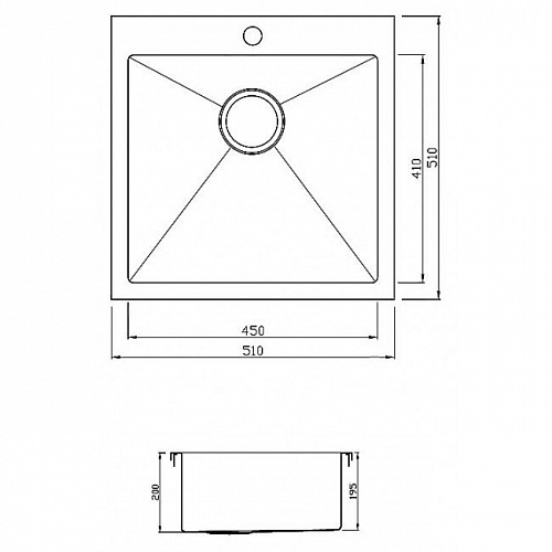 Кухонная мойка Seaman Eco Marino SMB-5151 Copper (PVD)