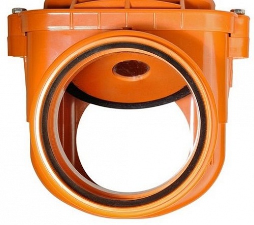 Обратный клапан д.110 канализ. Miano (М0602) 