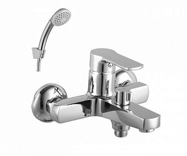 Смеситель д/ванны "PLUS GRACE" (1512С) 35 мм. моно короткий излив  дивертор керамич LEMARK снят с производства  ВЫГОДА!!