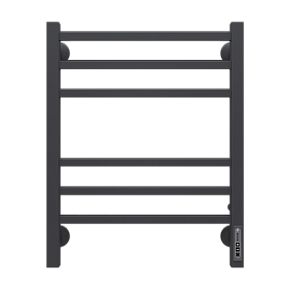 Полотенцесушитель "Ватикан" 450х600 П6 КС электро черный матовый  RAL 9005 TERMINUS