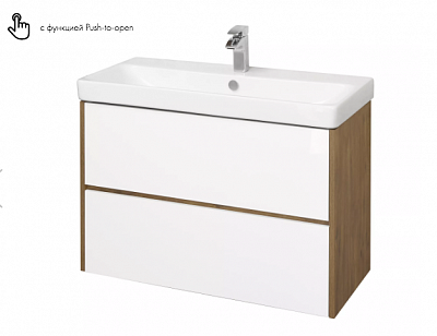 Комплект мебели 90 "Сканди-90" белый/дуб Верона АКВАТОН (ум.Адриана-90)