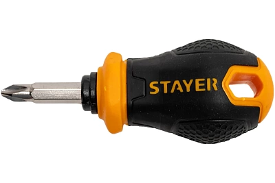 Отвертка STAYER "MaxFix" PH2/SL6, 32 мм, переставная  2511_z02
