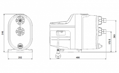 Насосная установка SCALA 1 5-55 (99530407) "Grundfos"  ВЫГОДА