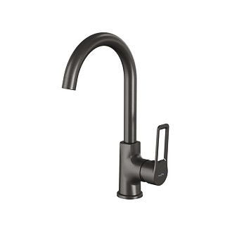 Смеситель д/кухни "KOBE" (KOB-1013) оружейная сталь TOKITO