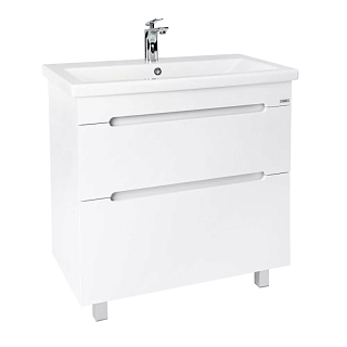 Комплект мебели 80 "Марсель-80" 2 ящ. напольная белая VIANT (под ум.COMO-80) 