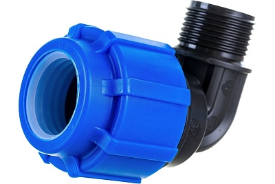 Отвод с нар.р. ф63х1 1/2" ТПК-АКВА (12)