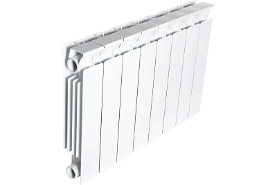 Радиатор биметаллический боковое подключение STOUT STYLE 350 8 сек. (SRB-0110-035008)  ВЫГОДА