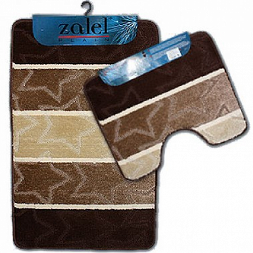 Набор ковриков (2предмета) "SILVER" 60х100см (11мм) кремовый 00239