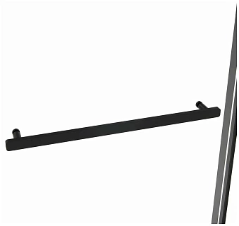 Дверь для душа VINCEA Slim Soft 1,3 м черный/прозрачное 6мм Easy Clean VDS-1SS130CLB