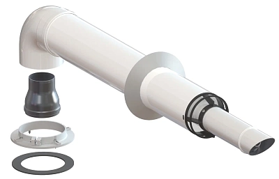 Комплект котельного оборудования с бойлером 80л. и дымоходом (HUBERT AGB 18WLB,  Viena WBV 80,  дымоход УТДК) АКЦИЯ!