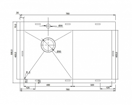 Кухонная мойка Seaman Eco Marino SMV-Z-780R